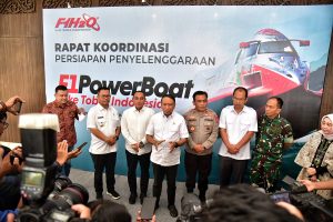 Jelang Ajang F1 Powerboat World Championship Danau Toba, Gubernur Edy Rahmayadi Bersama Menpora Amali Gelar Rapat Persiapan