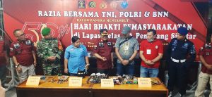 Polsek Bangun Razia Lapas Pematangsiantar