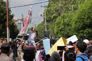 Pengamanan Unjuk Rasa Oleh Aliansi Masyarakat Kota Pematangsiantar Berjalan Aman Dan Tertib