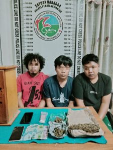 Tiga Orang Pria Pengedar Narkoba Jenis Ganja Berhasil Diamankan Sat Narkoba Polres Pematangsiantar