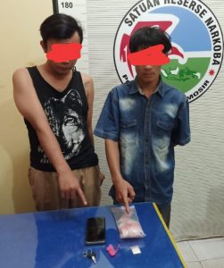 Mencurigakan 2 Pemuda Langsung Diamankan Sat Narkoba Polres Toba