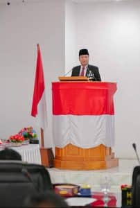 Di Bacakan Wabup Paniaran Nababan, Bupati Humbahas Sampaikan Nota Pengantar Atas 7 (Tujuh) Ranperda Kabupaten Tahun 2023