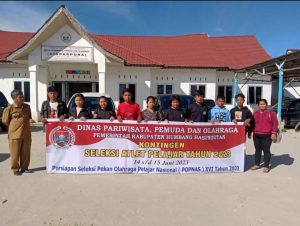 Pemkab Humbahas Berangkatkan Kontingen Ikuti Seleksi POPNAS Tahun 2023
