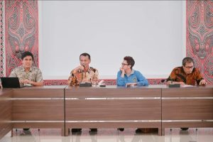 Di Wakili Asisten Pemerintahan dan Kesra Makden Sihombing Bupati Humbahas Terima Kunjungan Peserta Diklat Sesdilu Angkatan 74