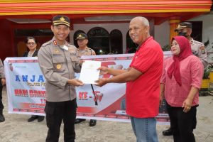 Polres Pematangsiantar Laksanakan Ajangsana Menyambut HUT Bhayangkara Ke-77