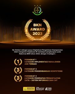 Kejaksaan RI Raih 3 Penghargaan BKN Award Tahun 2023