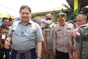 Polres Simalungun Lakukan Pengamanan Kunjungan Kerja Menteri Koordinator Bidang Perekonomian RI