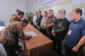 Pemkab Humbahas Tandatangani Kerjasama Dengan Instansi Vertikal Yang Bergabung di MPP
