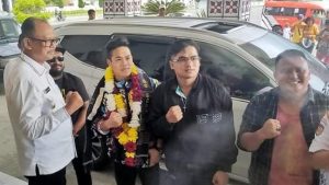 Wakil Bupati Simalungun Sambut Atlit MMA Usai Bertanding Di USA