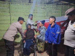 Jelang HUT Polri Ke-77 Polres Simalungun Gelar Bakti Sosial Berupa Sembako