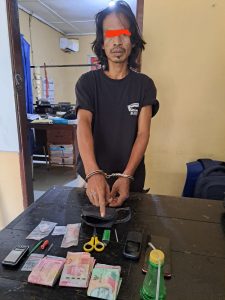 Belum Sempat Transaksi Narkoba Dikebun Sawit, Gondrong Keburu Diringkus Polisi