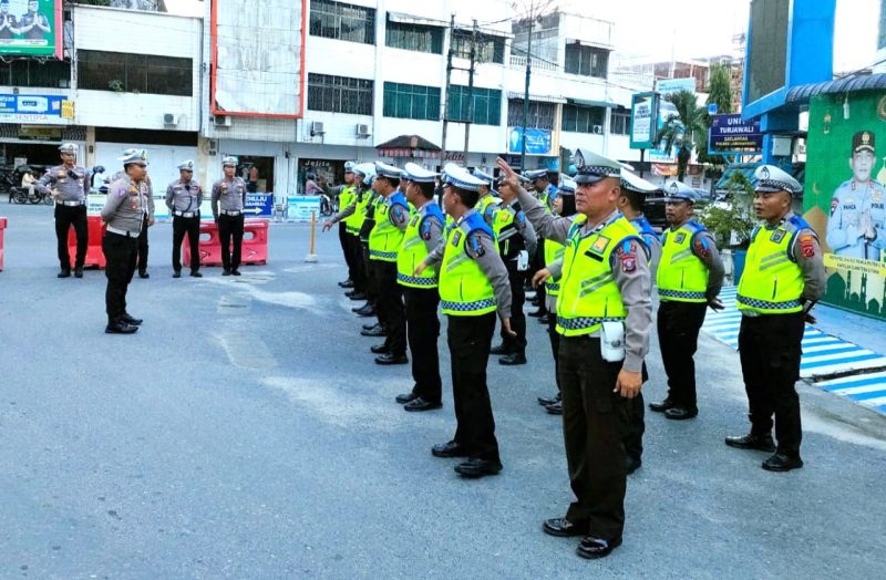Satlantas Polres Labuhanbatu Gelar Ops Patuh Toba 2023 Dikawasan Tertib Lalulintas