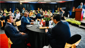 Presiden Jokowi Hadiri Forum Bisnis Pertama Indonesia-Papua Nugini