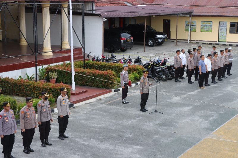 Kapolres Pematang Siantar Himbau Anggota Untuk Jalankan 5 Program Kapolda Sumut