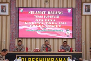 Polda Sumut Surpervisi Operasi Bina Karuna Toba 2023