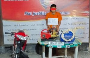 Pencuri Mesin Compressor Ditangkap Polisi