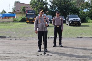 Kapolres Toba Lakukan Monitoring Serta Pengawasan Dalam Kunjungan Kerja Ke Polsek Habinsaran