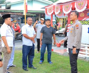 Jalankan Program Kapoldasu, AKBP James Kunjungi Posko Kampung Bebas Dari Narkoba