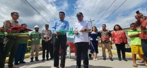 PT Toba Pulp Lestari Serah Terima Jembatan Aek Mandosi IV Tanjung Pasir Kepada Pemkab Toba