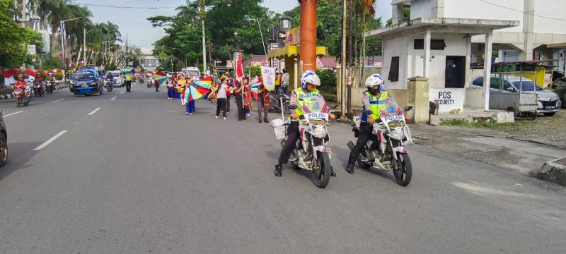 Polres Pematang Siantar Laksanakan Pengamanan Keliling SLB