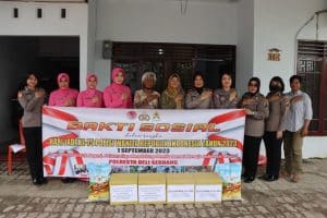 Polwan Polresta Deli Serdang Kunjungi Purnawirawan Polwan, Sambut HUT Polwan Ke-75