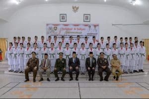 Bupati Kukuhkan Paskibraka Kabupaten Humbahas 2023