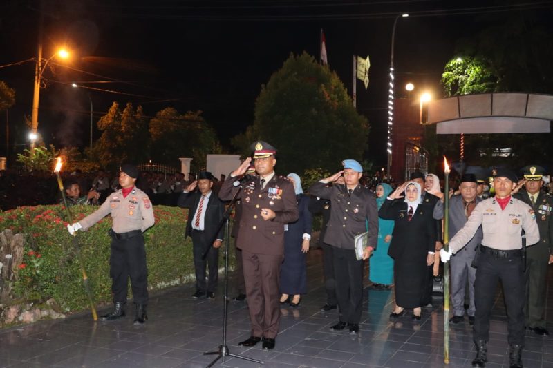 Gelar Apel Renungan Suci, AKBP James Hutajulu : Semangat Kemerdekaan sebagai Landasan Membangun Indonesia