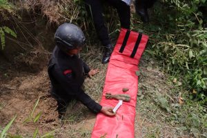 Kapolres Pematang Siantar Pimpin Pelaksanaan Disposal 1 Buah Mortir Aktif