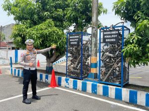 Satlantas Polres Labuhanbatu, Gencar Tertibkan Sepeda Motor Knalpot Blong