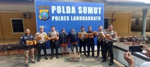 Ungkap Jaringan Narkoba Antar Provinsi, Polres Labuhanbatu Amankan 2 Tersangka Dan 12 Kg Daun Ganja