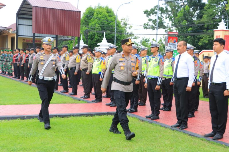 Kapolres Labuhanbatu Gelar Operasi Zebra 2023, AKBP James : Wujudkan Situasi Kamseltibcar Lantas yang Kondusif