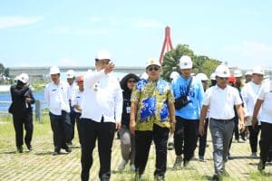 Bupati Samosir Dampingi Tim Kemenkomarves Survey Lokasi Event Aquabike World Championship 2023