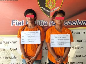 Komitmen Brantas Narkoba, 2 Pemuda Terduga Pengedar Narkoba Diringkus Polisi
