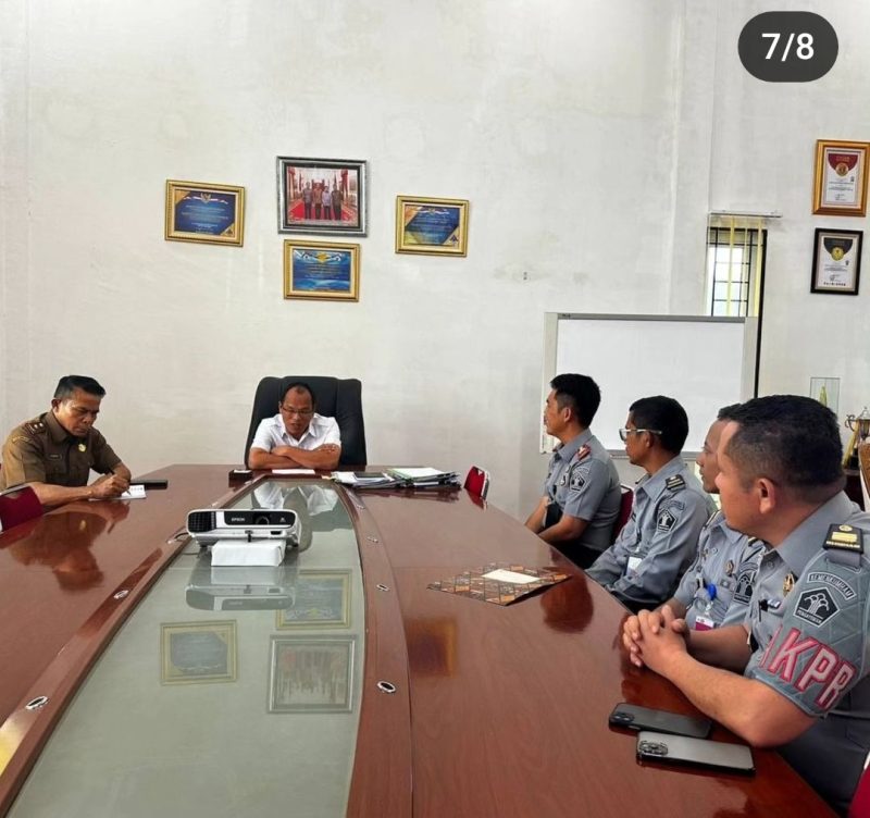 Karutan Kelas IIB Humbahas yang Baru Temui Bupati