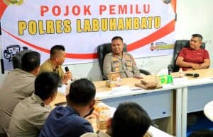 Jelang Pemilu 2024, Polres Labuhanbatu KPU Dan Bawaslu Laura Gelar Kegiatan Pojok Pemilu
