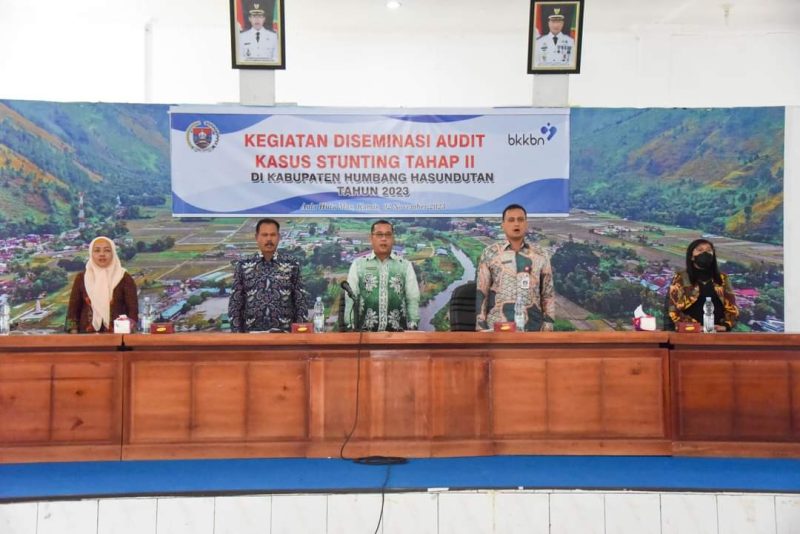 Pemkab Humbahas Gelar Diseminasi Audit Kasus Stunting Tahap II