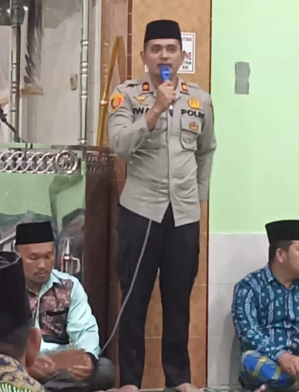 Sampaikan Pesan Kamtibmas, Kapolsek Kualuh Hulu Laksanakan Suling di Kualuh Selatan