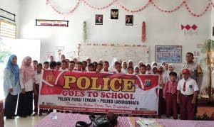 Police Goes To School, Polsek Panai Tengah Sampaikan Bahaya Narkotika