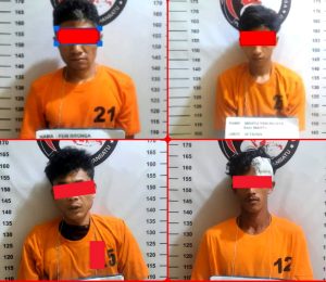 Digerebek Polisi, 4 Pengedar Sabu Sabu Diringkus