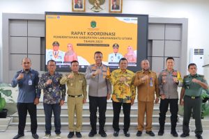 Polres Labuhanbatu Gelar Apel Pasukan Persiapan Pemilu 2024 di Labura