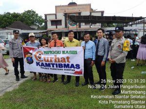 Personil Polsek Siantar Selatan Laksanakan Minggu Kasih Curhat Kamtibmas di Gereja Pentakosta Indonesia ( GPI)
