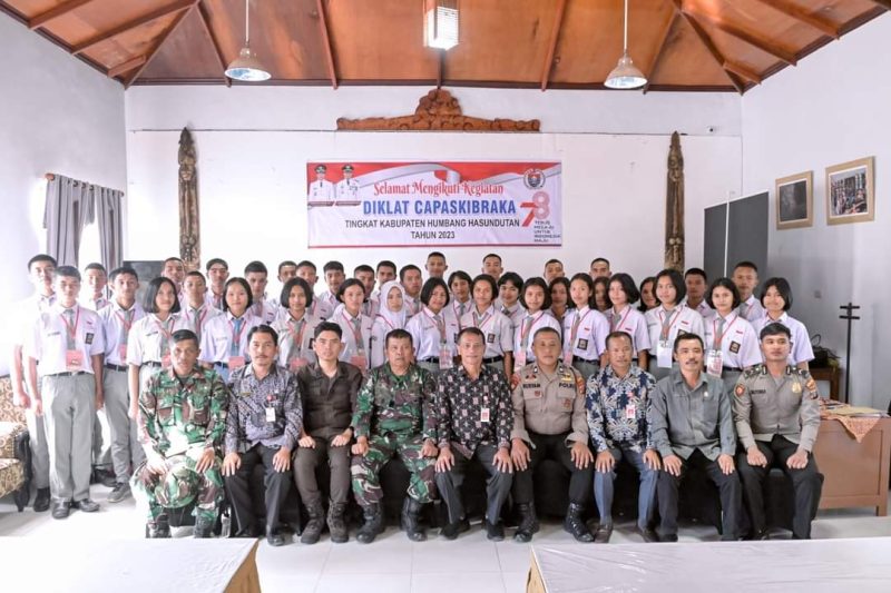 Diklat Capaskibraka Humbahas Tahun 2023 Resmi Dibuka