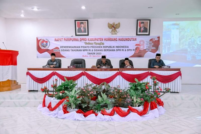 Rapat Paripurna DPRD di Kabupaten Humbahas Turut Dihadiri Elemen Masyarakat