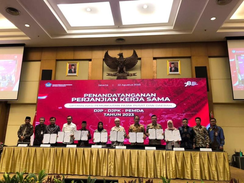 Bupati Humbahas Teken PKS Bersama DJP-DJPK