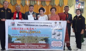 Disdukcapil Humbahas  Melaksanakan Adminduk melalui  Sipalawija