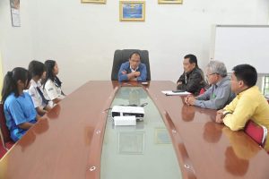 Bupati Humbahas Sambut Kehadiran Pelajar SMPN 2 Dolok Sanggul