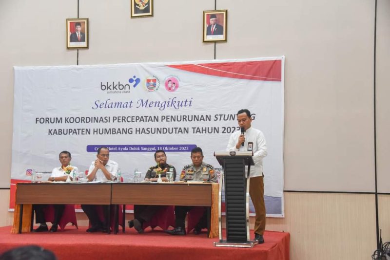 Pemkab Humbahas Gelar Forum Koordinasi Percepatan Penurunan Stunting
