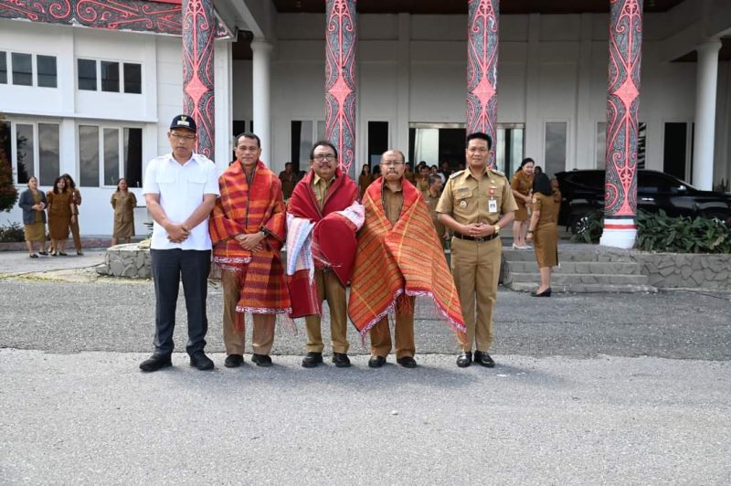 3 Pejabat di Lingkungan Pemkab Humbahas Masuk Masa Purna Bakti