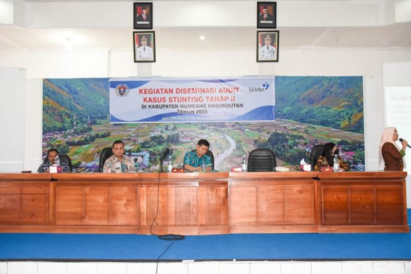 Pemerintah Kabupaten Humbahas Gelar Diseminasi Audit Kasus Stunting Tahap II