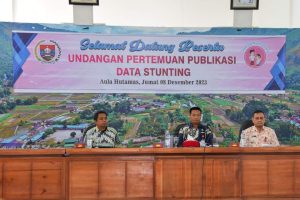 Wabup Buka Pertemuan Publikasi Data Stunting Kabupaten Humbahas